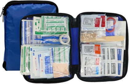 298 Piece All-Purpose Emergency First Aid Kit for Home, Office, Car, Apartment, Dorm, and Camping, Travel-Friendly