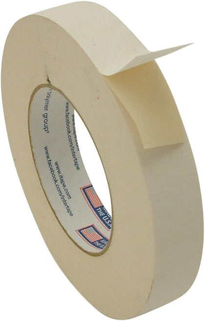 591/BEIG136 591 Double Sided Flat back Paper Tape: 1" x 36 yd. 1"