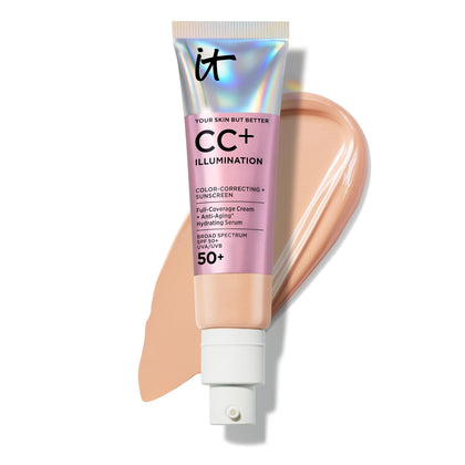 CC+ Cream Illumination Radiant Foundation with SPF 50+ | Full Coverage Color Correcting Foundation for Normal/Dry +