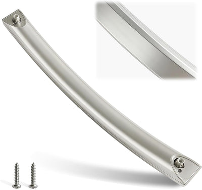 New Upgraded ME16A4021AS Microwave Door Handle, DE94-04313F Assembly Handle Compatible with Samsung ME16A4021AS/AA Microwave, Replaces for Samsung Microwave Door Handle ME16A4021AS, Same as OEM Handle