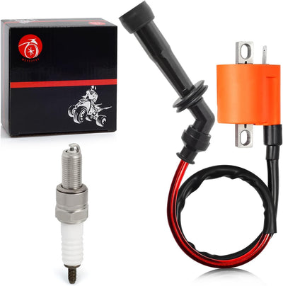 Ignition Coil Pack and spark plug + CAP COVER For Suzuki King Quad 750 700 LTA750 LTA700 X 4x4 AXi 2008-2013
