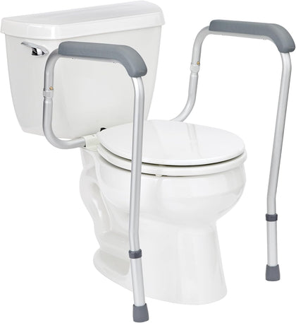 Toilet Handle Safety Rail, Grab Bar for Bathroom, 26" to 31" Adjustable Height, 250-lb. Capacity