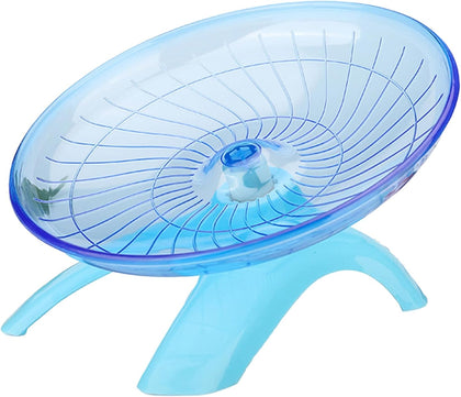 7 "Blue Small Animal Flying Saucer Running Wheel, Does not Produce Noise