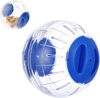 Hamster Exercise Ball Silent Hamster Wheel Small Animals Transparent Ball for Dwar Rat Relieves Boredom and Increases