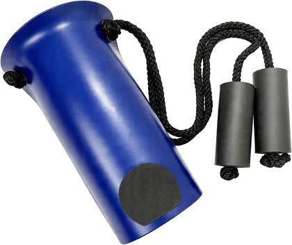 Blue Jay Formed Sock Aid Device with Molded Plastic Shell, 30 Inch Adjustable Cord, Large Foam Handles, Puller Assist