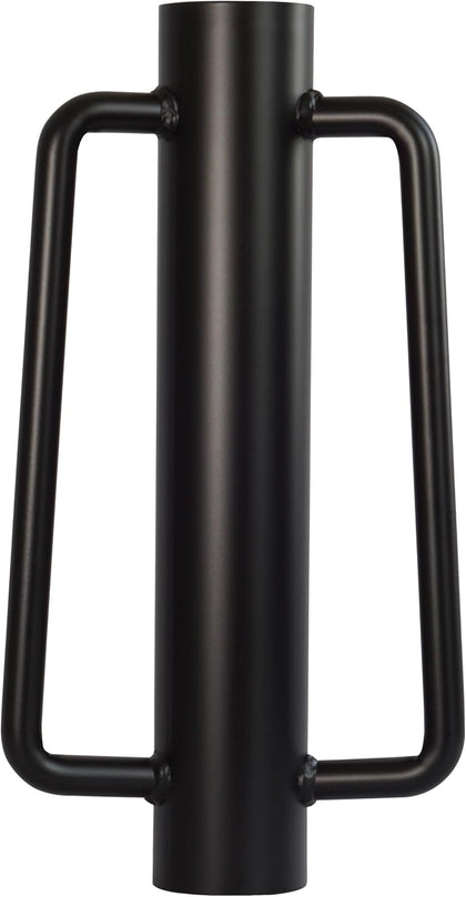 Fence Post Driver, Heavy Duty Hand Post Pounder with Handle - Use for Metal U Posts, T Posts, Garden Fence (12 Lbs)