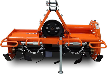 37" Rotary Tiller Attachment for Tractor, Cat 1 3-Point PTO Driven Tiller - 540 RPM Gearbox, 37.40 in Working Width