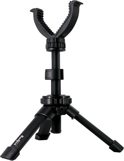 Tripod Shooting Stick Rifle Table Shooting Rest, for Range Practice | Portable, Adjustable Height, Compact Aluminum