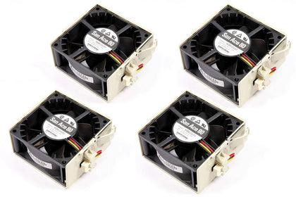 Lot of 4 Supermicro FAN-0070L San Ace 80 9G0812G103 Server Hotswap Cooling Fan