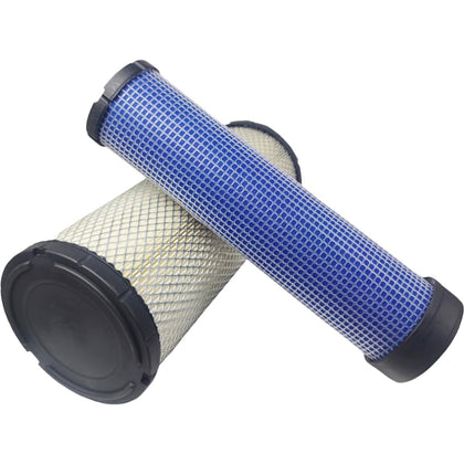 Inner Outer Air Filter Kit Compatible with John Deere 240 250 270 CT322 317 AP33331 KV16248 108-3814 108-3816 for Kubota SVL75 SVL75-2 for Bobcat 863 864 873 883 S450 S530 S570 S590 6666375 6666376