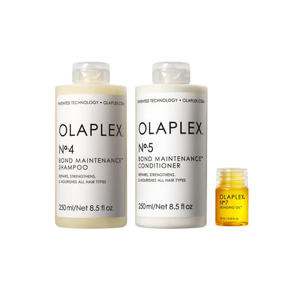 Wash and Shine Hair Kit: N°.4, 5, 7, Shampoo & Conditioner Set | Cleanse, Hydrate, & Control Frizz Up to 72 Hours |