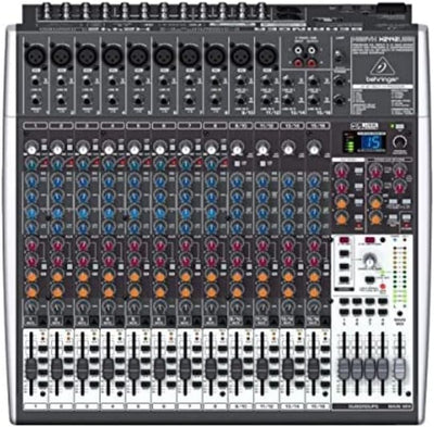 XENYX X2442USB Premium 24-Input 4/2-Bus Mixer with XENYX Mic Preamps and Compressors, British EQ, 24-Bit Multi-FX