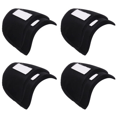 4 Pairs Set-in Sponge Shoulder Pads, Self-Adhesive Thickness 1.5cm Foam Padding Shoulder Pads for Women Men Sloping