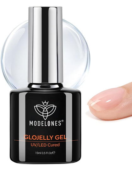Builder Nail Gel Top Coat Clear 15ml No Wipe Apex Building | Ultra Gloss Gel Polish Self Leveling Crystal Top Coat