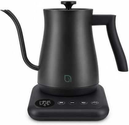 ECO SERIES Gooseneck Electric Kettle with 5 Temperature Presets and Keep Warm Feature, 0.8L Pour Over Kettle for
