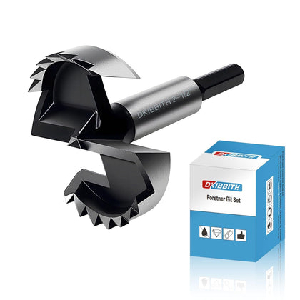 2-1/2 inch Forstner Drill Bits for Wood - Ideal for Fine Woodworking on Hardwoods, Plywood, Plastic.
