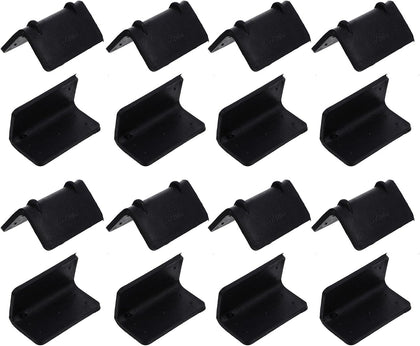 100 Pcs Plastic Cargo Corner Protectors 2.16X1.18X1.18 Inch Corner Guard for Ratchet Straps Load Protectors for