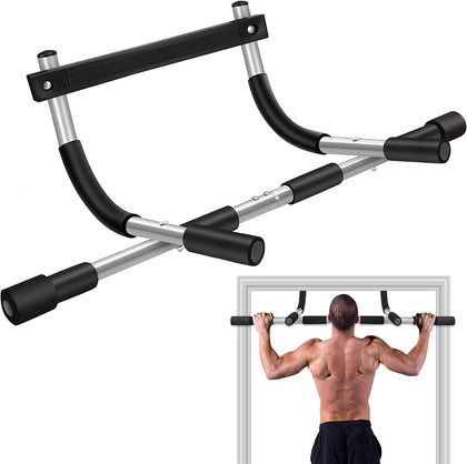 Pull Up Bar for Doorway, Heavy Duty Chin Up Station for Home Gym, Multi-Grip or Adjustable Door Frame Exercise