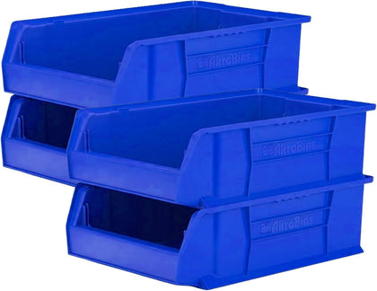 30280 Super-Size AkroBins Plastic Storage Bins, Space-Saving Stackable Bins for Garage, Classroom, Warehouse