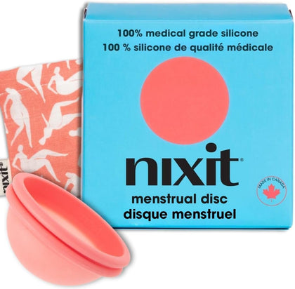 Menstrual Disc | Ultra-Soft Medical-Grade Silicone | Reusable | Holds 2X Period Cup or 6 Tampons | 12-Hour Protection