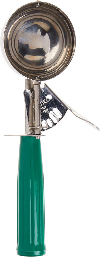 Size 12 Cream Plastic Ice Cream Disher with Handle