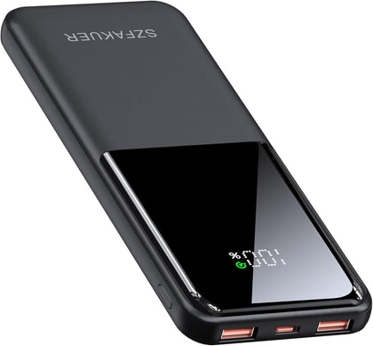 Portable Charger,Slim 10000mAh Power Bank,22.5W USB-C Fast Charging Battery Pack Compatible with iPhone