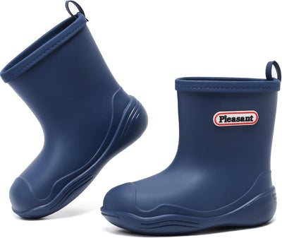 Toddler Rain Boots for Girls Boys , Waterproof Ankle Rubber Boots Kids