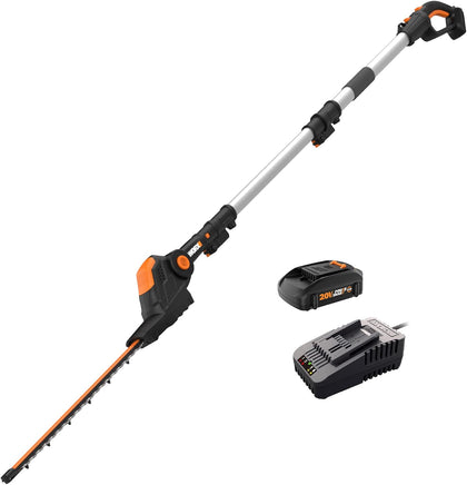 WG252 20V 2-in-1 Attachment Capable Hedge Trimmer