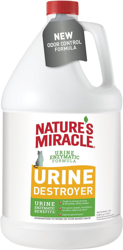 Urine Destroyer, Cat Urine Enzyme Cleaner, Pour, 128 fl oz