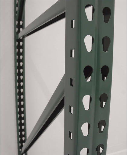 AK Industrial Teardrop Pallet Rack Frame - 42in.D x 168in.H, Model Number AK-UFI-120-42