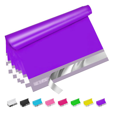 Poly Mailer 10x13 Inch 25Pcs, Shipping Bags for Clothing, Purple