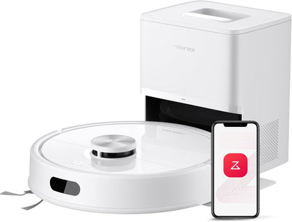 Q7 M5+ Robot Vacuum and Mop, Up to 7-9 Weeks Self-Empty, 10000Pa | Upgraded from Q5 Max+, Dual Anti-Tangle System for