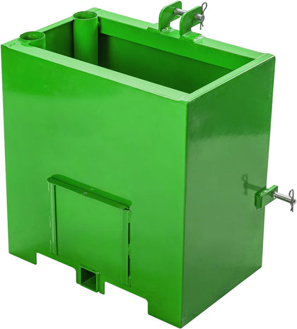 Ballast Box 3 Point Tractor, 800lbs Capacity Ballast Box 3 Point Category 1, Tractor Ballast Box for 2'' Hitch