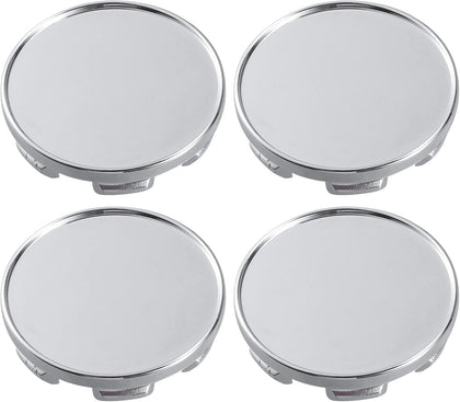 48mm Inner Diameter 6 Clips 53mm Overall Outer Diameter Wheel Rim Hub Center Caps Cover Silver Tone - Pack of 4 | 6