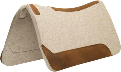 Wool Blend Felt Western Saddle Pad for Horses, 30" x 30"