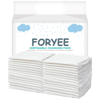 Disposable Underpads 17 x 24 Inches (25 Pack) Incontinence Bed Pads Heavy Absorbent Soft Non-Woven Fabric Breathable
