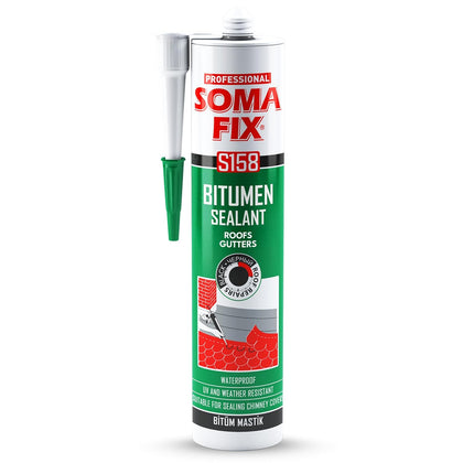Roof Sealant (Stops Leaks) Waterproof Bitumen Sealant (10.5 fl oz / 310 ml)