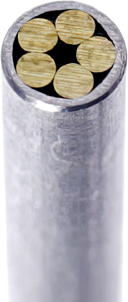 Mosaic Pin - (0.156 (5/32) Inch Diameter) - (507AB) - (Aluminum Outer Material)(Brass Inner Material) - Decorative