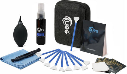 21-in-1 Professional Full Frame Camera Cleaning Kit with a Travel Case | Lens & Sensor Cleaner, Air Blower, Lens