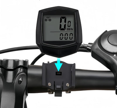 Bike Computer, Bike Speedometer and Bicycle Odometer Waterproof Cycling/Cycle Computer with LCD Display, Automatic