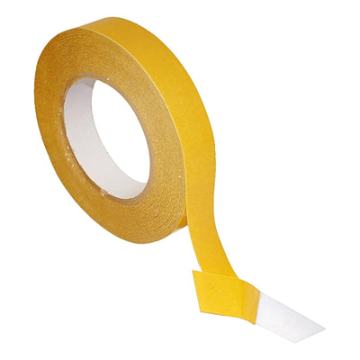 JVCC Double-Sided Tissue Tape, 1 in. x 60 yds. (White)