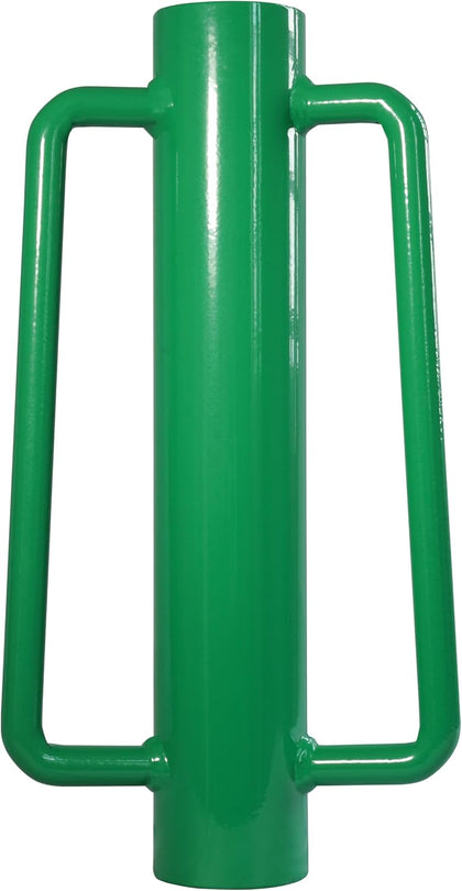 Fence Post Driver, Heavy Duty Hand Post Pounder with Handle - Use for Metal U Posts, T Posts, Garden Fence (15 LBS)