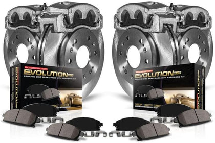 Front and Rear Brake & Caliper Kit for Chrysler 300 2012-21 |Dodge Challenger 2012-20 |Charger 2012-20 - Ceramic