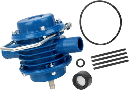 Hand Drill Water Transfer Pump with Startup Assist Design, Compact Size and Hose Ports for Everyday Water Transfer