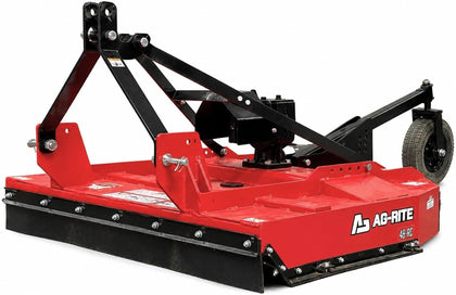 48 Inch Brush Hog Tractor Rotary Cutter - No PTO, Fits 22-50 HP | Heavy Duty 3 Point Rotary Mower, 6 Gauge Steel