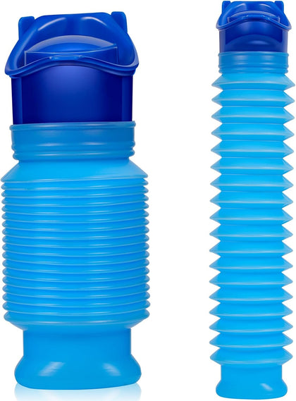 Emergency Toilet Portable Potty Pee Bottles for Male Female Kids Shrinkable Urinal Urine Bottle Outdoor Camping