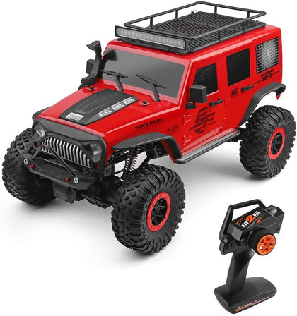 WLtoys 104311 RC Car, 1/10 Scale 4WD 2.4Ghz Remote Control Car, Brushed Motor Off-Road Crawler Car RTR for and Adults