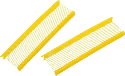 2000 Pcs Standard Tagging Barb Fasteners, 1 Inch Yellow Tagging Gun Fasteners Tagging Gun Refill Plastic Garment for