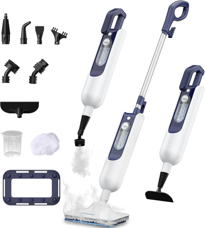 11-in-1 Steam Mop, 212°F Powerful Steam Cleaner for Home | Multi-Purpose Floor Steamer for Hardwood Floors, Tile