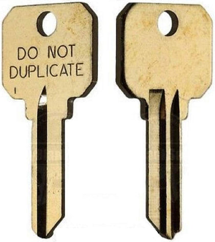 50 SC4 DO NOT DUPLICATE Key Blanks / 6-PIN / Key Blanks for Locksmith / Made in USA by Ilco